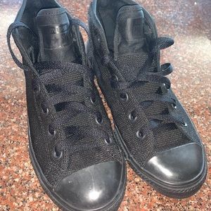All black converse